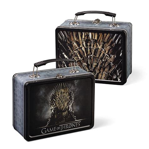 game of thrones metal lunch box|Game of Thrones 2013 METAL LUNCHBOX No Thermos sci fi .